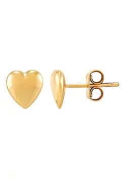 Brand new 🔔 14K Yellow Gold Heart Stud by Belk & Co. 😉 -DealsBelk & Co. Store Belk 20990