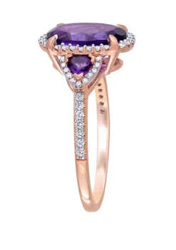 Deals ✨ 2.63 ct. t.w. Amethyst, 1/4 ct. t.w. Diamond 3 Stone Halo Ring by Belk & Co. 🌟 5 Deals ✨ 2.63 ct. t.w. Amethyst, 1/4 ct. t.w. Diamond 3 Stone Halo Ring by Belk & Co. 🌟 -DealsBelk & Co. Store Belk 21092