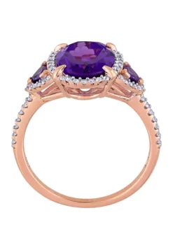 Deals ✨ 2.63 ct. t.w. Amethyst, 1/4 ct. t.w. Diamond 3 Stone Halo Ring by Belk & Co. 🌟 6 Deals ✨ 2.63 ct. t.w. Amethyst, 1/4 ct. t.w. Diamond 3 Stone Halo Ring by Belk & Co. 🌟 -DealsBelk & Co. Store Belk 21093