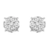 Cheap 😀 1/2 ct. t.w. Lab Created Diamond Earrings in 10K White Gold by Belk & Co. 🛒