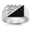 Deals 🔥 Men's Sterling Silver Onyx Ring by Belk & Co. 🌟