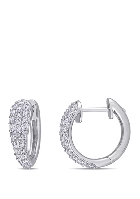 Top 10 ๐ 1 ct. t.w. Diamond Cluster Hoop Earrings in 14K White Gold by Belk & Co. ๐คฉ 1 Top 10 ๐ 1 ct. t.w. Diamond Cluster Hoop Earrings in 14K White Gold by Belk & Co. ๐คฉ