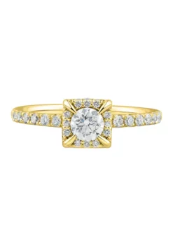 Best reviews of 🧨 3/4 ct. t.w. Diamond Ring in 14K Yellow Gold by Belk & Co. 🥰
