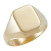 Promo 🧨 Cushion Signet Ring in 14K Yellow Gold by Belk & Co. 😍