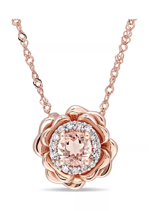 Best reviews of ๐ 1/3 ct. t.w. Morganite and 1/10 ct. t.w. Diamond Halo Flower Pendant with Chain in 10k Rose Gold by Belk & Co. ๐ฅฐ 1 Best reviews of ๐ 1/3 ct. t.w. Morganite and 1/10 ct. t.w. Diamond Halo Flower Pendant with Chain in 10k Rose Gold by Belk & Co. ๐ฅฐ