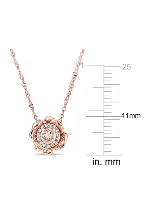 Best reviews of ๐ 1/3 ct. t.w. Morganite and 1/10 ct. t.w. Diamond Halo Flower Pendant with Chain in 10k Rose Gold by Belk & Co. ๐ฅฐ 2 Best reviews of ๐ 1/3 ct. t.w. Morganite and 1/10 ct. t.w. Diamond Halo Flower Pendant with Chain in 10k Rose Gold by Belk & Co. ๐ฅฐ - Image 2