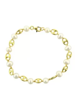 Wholesale ❤️ Freshwater Pearl Bracelet in Sterling Silver by Belk & Co. 😍 -DealsBelk & Co. Store Belk 21222