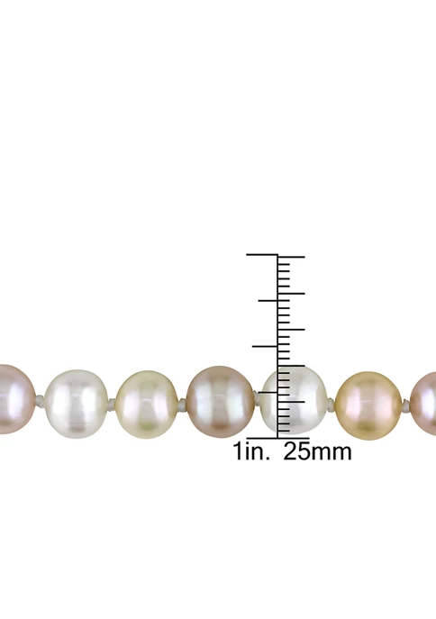 Coupon ๐ 9 - 10 MM Multi-color Freshwater Cultured Pearl Strand with 14k Yellow Gold Ball Clasp by Belk & Co. โ๏ธ 3 Coupon ๐ 9 - 10 MM Multi-color Freshwater Cultured Pearl Strand with 14k Yellow Gold Ball Clasp by Belk & Co. โ๏ธ - Image 3