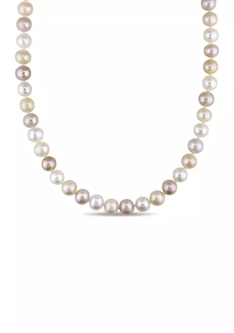 Coupon ๐ 9 - 10 MM Multi-color Freshwater Cultured Pearl Strand with 14k Yellow Gold Ball Clasp by Belk & Co. โ๏ธ 6 Coupon ๐ 9 - 10 MM Multi-color Freshwater Cultured Pearl Strand with 14k Yellow Gold Ball Clasp by Belk & Co. โ๏ธ - Image 6