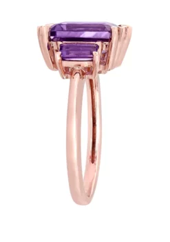 Discount 🛒 3.8 ct. t.w. Amethyst 3-Stone Ring by Belk & Co. 🌟 -DealsBelk & Co. Store Belk 21319
