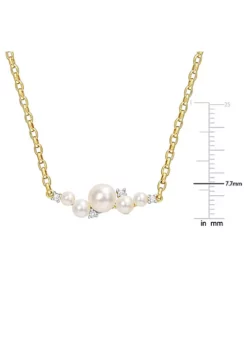 Deals ⭐ 3-6.5MM Freshwater Cultured Pearl and 1/8 ct. t.g.w. White Topaz Necklace in 18K Yellow Gold Plated Sterling Silver by Belk & Co. 🥰 8 Deals ⭐ 3-6.5MM Freshwater Cultured Pearl and 1/8 ct. t.g.w. White Topaz Necklace in 18K Yellow Gold Plated Sterling Silver by Belk & Co. 🥰 -DealsBelk & Co. Store Belk 21376