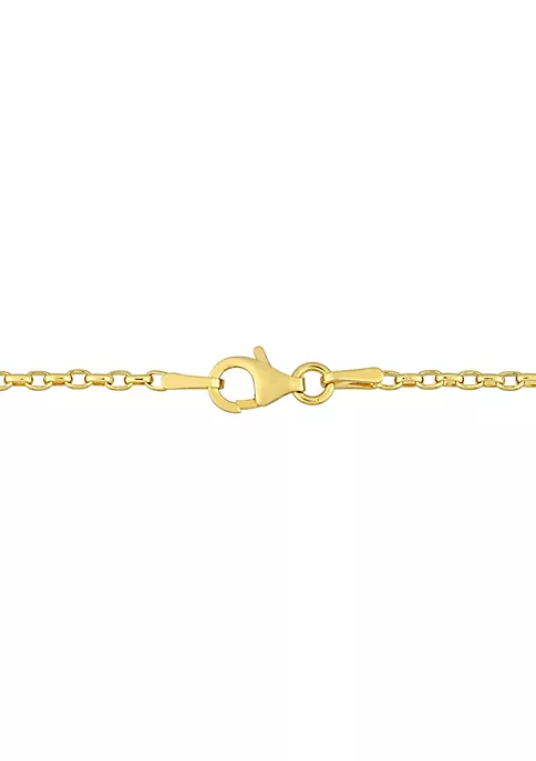 Deals ⭐ 3-6.5MM Freshwater Cultured Pearl and 1/8 ct. t.g.w. White Topaz Necklace in 18K Yellow Gold Plated Sterling Silver by Belk & Co. 🥰 4 Deals ⭐ 3-6.5MM Freshwater Cultured Pearl and 1/8 ct. t.g.w. White Topaz Necklace in 18K Yellow Gold Plated Sterling Silver by Belk & Co. 🥰 - Image 4