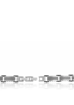 Top 10 😀 Men's Stainless Steel Textured Bracelet by Belk & Co. ❤️ -DealsBelk & Co. Store Belk 21424