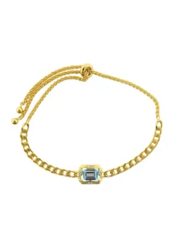 Brand new 🌟 Blue Topaz Bracelet in Sterling Silver by Belk & Co. 👍 -DealsBelk & Co. Store Belk 21521
