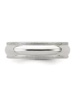Budget 😍 Sterling Silver Half Round Milgrain Band by Belk & Co. 🔥 -DealsBelk & Co. Store Belk 21540