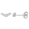 Wholesale 🎉 1/10 ct. t.w. Diamond Curve Stud Earrings in 10K White Gold by Belk & Co. 🥰