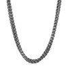 Cheapest 🎁 Stainless Antique Finish 4 Millimeter Franco Chain Necklace with Push Lock by Belk & Co. ⭐