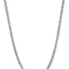 Coupon 🥰 Men's 14K White Gold 4.5 Millimeter Concave Anchor Chain Necklace by Belk & Co. ✔️