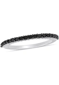 Cheapest 🥰 1/5 ct. t.w. Black Diamond Anniversary Band in 10K White Gold with Black Rhodium by Belk & Co. 🎉 9 Cheapest 🥰 1/5 ct. t.w. Black Diamond Anniversary Band in 10K White Gold with Black Rhodium by Belk & Co. 🎉 -DealsBelk & Co. Store Belk 21624