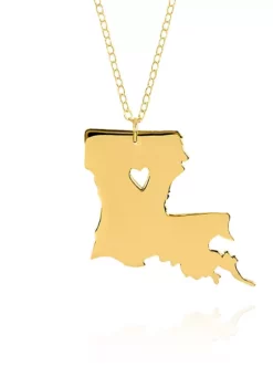 Discount 🔥 14k Yellow Gold Louisiana State Pendant by Belk & Co. 🔥 -DealsBelk & Co. Store Belk 21626