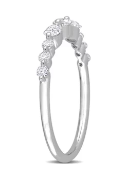 Deals ⌛ Lab Created 3/8 CT DEW Created Moissanite Semi-Eternity Ring in Sterling Silver by Belk & Co. ✨ 8 Deals ⌛ Lab Created 3/8 CT DEW Created Moissanite Semi-Eternity Ring in Sterling Silver by Belk & Co. ✨ -DealsBelk & Co. Store Belk 21649