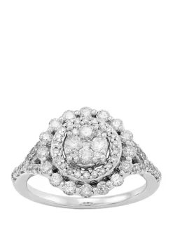 Flash Sale 🧨 1 ct. t.w. Diamond Ring in 10k White Gold by Belk & Co. 🧨 -DealsBelk & Co. Store Belk 21829