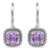 Buy ✔️ 3.2 ct. t.w. Amethyst Drop Earrings, Sterling Silver by Belk & Co. 🧨