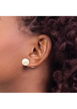 Discount 🔔 14K Yellow Gold 6-7mm and 9-10mm Round Freshwater Cultured Pearl Screw On Post Earrings by Belk & Co. 🥰 -DealsBelk & Co. Store Belk 21862