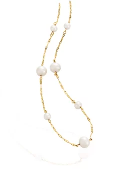 Buy 🧨 Pearl Pendant in 14K Yellow Gold by Belk & Co. 🎁