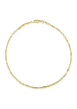 Wholesale ⭐ 14KY SINGAPORE BRACELET by Belk & Co. 😉