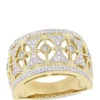 Best deal ❤️ Diamond Filigree Vintage Ring in 10K Yellow Gold by Belk & Co. 💯