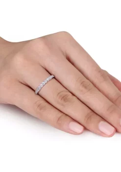 Buy ✔️ 1/3 ct. t.w. Diamond Wedding Band in 14K White Gold by Belk & Co. 🔔 -DealsBelk & Co. Store Belk 21993