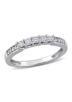 Buy ✔️ 1/3 ct. t.w. Diamond Wedding Band in 14K White Gold by Belk & Co. 🔔 -DealsBelk & Co. Store Belk 21995