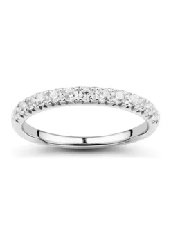 Buy 🔥 1/3 ct. t.w. Diamond Wedding Ring in 10K White Gold by Belk & Co. 😀