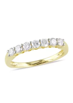 Flash Sale โ 1/2 ct. t.w. Diamond Anniversary Band in 10K Yellow Gold by Belk & Co. ๐