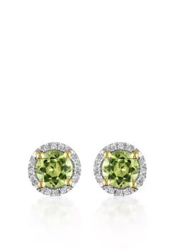Hot Sale ๐ 10k Yellow Gold Peridot Stud Earrings by Belk & Co. ๐คฉ