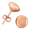 Top 10 👍 6 Millimeter Button Ball Stud Earrings in 14K Rose Gold by Belk & Co. ❤️