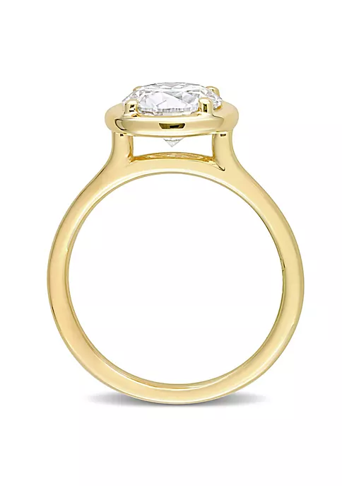 Best Pirce ๐ Lab Created Created Moissanite Engagement Ring in 10k Yellow Gold by Belk & Co. ๐ 3 Best Pirce ๐ Lab Created Created Moissanite Engagement Ring in 10k Yellow Gold by Belk & Co. ๐ - Image 3