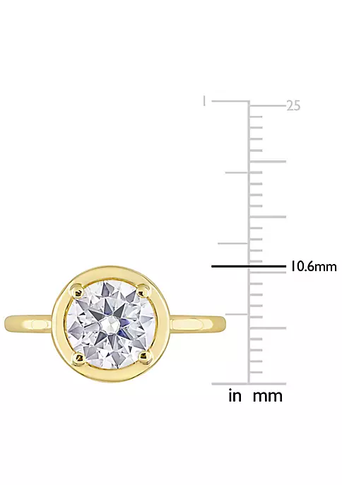 Best Pirce ๐ Lab Created Created Moissanite Engagement Ring in 10k Yellow Gold by Belk & Co. ๐ 4 Best Pirce ๐ Lab Created Created Moissanite Engagement Ring in 10k Yellow Gold by Belk & Co. ๐ - Image 4