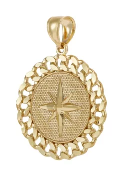 Brand new 💯 North Star Pendant in 10K Yellow Gold by Belk & Co. 😀 -DealsBelk & Co. Store Belk 22196