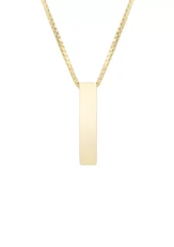 Brand new ✔️ 14 Karat Yellow Gold Block Initial-I Necklace by Belk & Co. 🔔 -DealsBelk & Co. Store Belk 22199