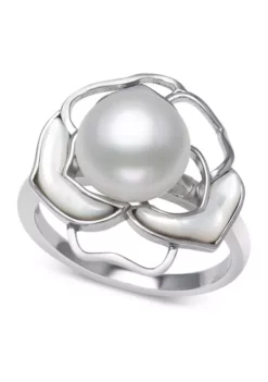 Best Pirce 🧨 Mother of Pearl & Freshwater Pearl Ring by Belk & Co. ⭐ -DealsBelk & Co. Store Belk 22230