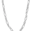 Budget ❤️ Sterling Silver 6mm Figaro Chain Necklace by Belk & Co. 👏