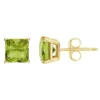 Cheapest 😍 14K Yellow Gold 5mm Princess Cut Peridot Stud Earrings by Belk & Co. ❤️