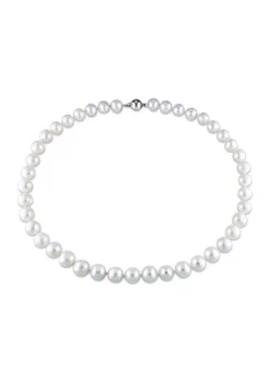 Outlet 😀 10-11MM Freshwater Cultured Pearl 18" Strand Necklace with Sterling Silver Clasp by Belk & Co. 🛒 -DealsBelk & Co. Store Belk 22343