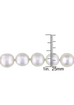 Outlet 😀 10-11MM Freshwater Cultured Pearl 18" Strand Necklace with Sterling Silver Clasp by Belk & Co. 🛒 -DealsBelk & Co. Store Belk 22344