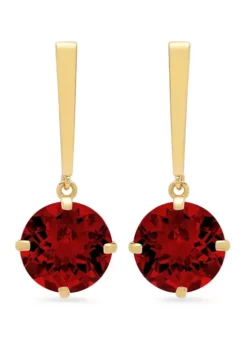 New 👏 Garnet Drop Earrings by Belk & Co. 👏 -DealsBelk & Co. Store Belk 22390