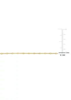 Flash Sale ✨ Bead Chain Necklace in 18k Yellow Gold Plated Sterling Silver, 20" by Belk & Co. ✨ -DealsBelk & Co. Store Belk 22410