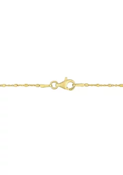 Flash Sale ✨ Bead Chain Necklace in 18k Yellow Gold Plated Sterling Silver, 20" by Belk & Co. ✨ -DealsBelk & Co. Store Belk 22411