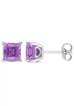 Best deal 🛒 2 CT TGW Amethyst Post Earrings Silver by Belk & Co. 🎉 -DealsBelk & Co. Store Belk 22426
